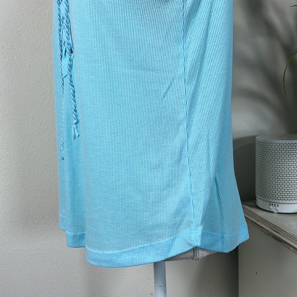 Ocean Drive M Blue Ribbed Tank - Picture 6 of 13